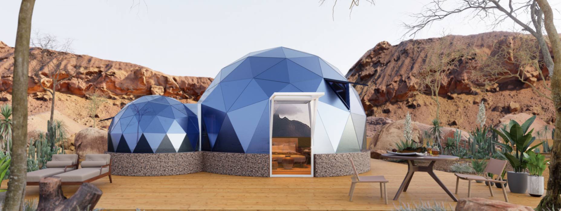 景东球形智能光伏玻璃星空房